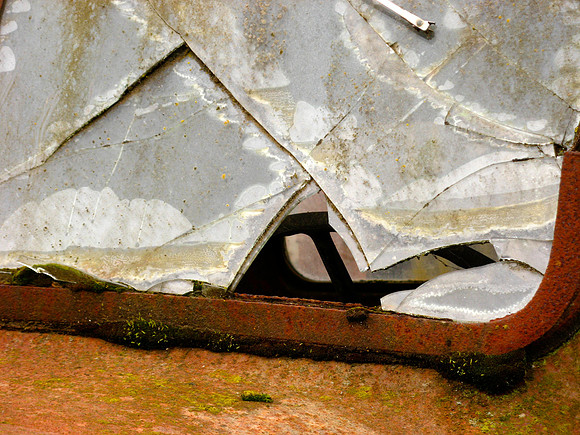 Old Truck Windshield